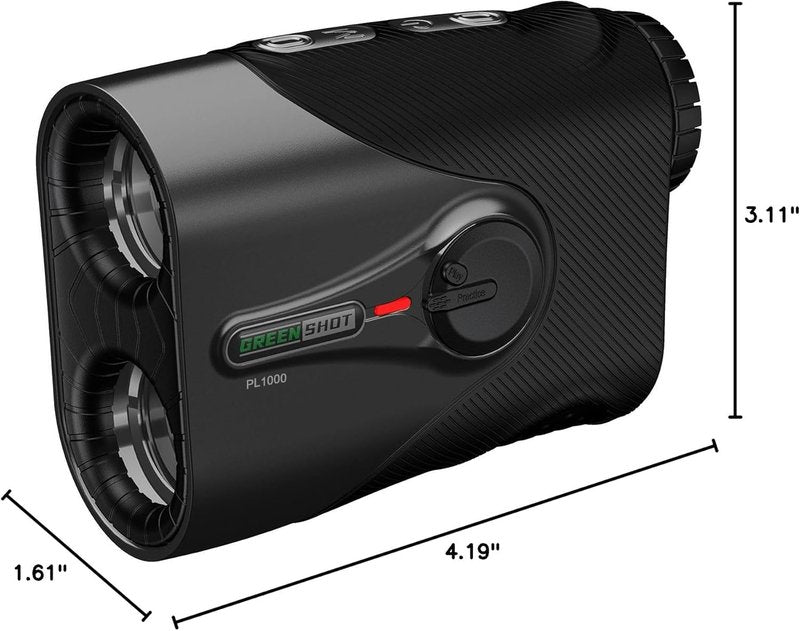 Golf Rangefinder with Slope, 7X Magnification High Transmittance, 1300 Yards Laser Range Finder for Golf Hunting Range Distance Measurement Flag Pole Lock Vibation (Grey)