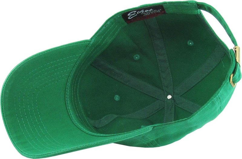 KB-LOW KGN Classic Cotton Dad Hat Adjustable Plain Cap. Polo Style Low Profile (Unstructured) (Classic) Kelly Green Adjustable