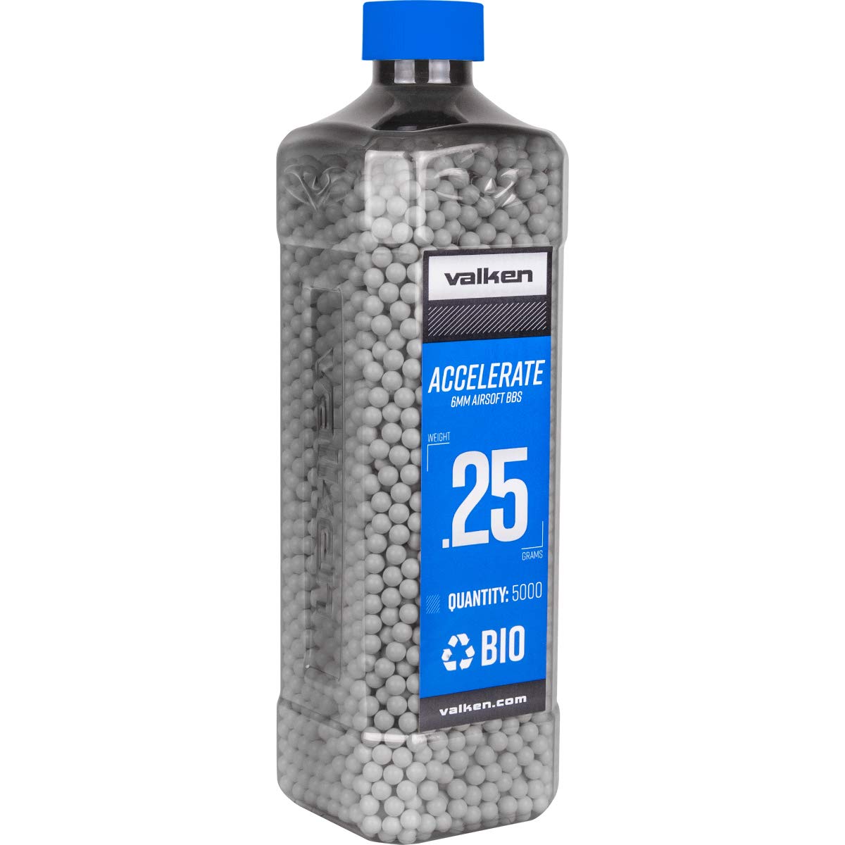 Valken Accelerate Airsoft BBS - 0.25G Bio-5000CT-White