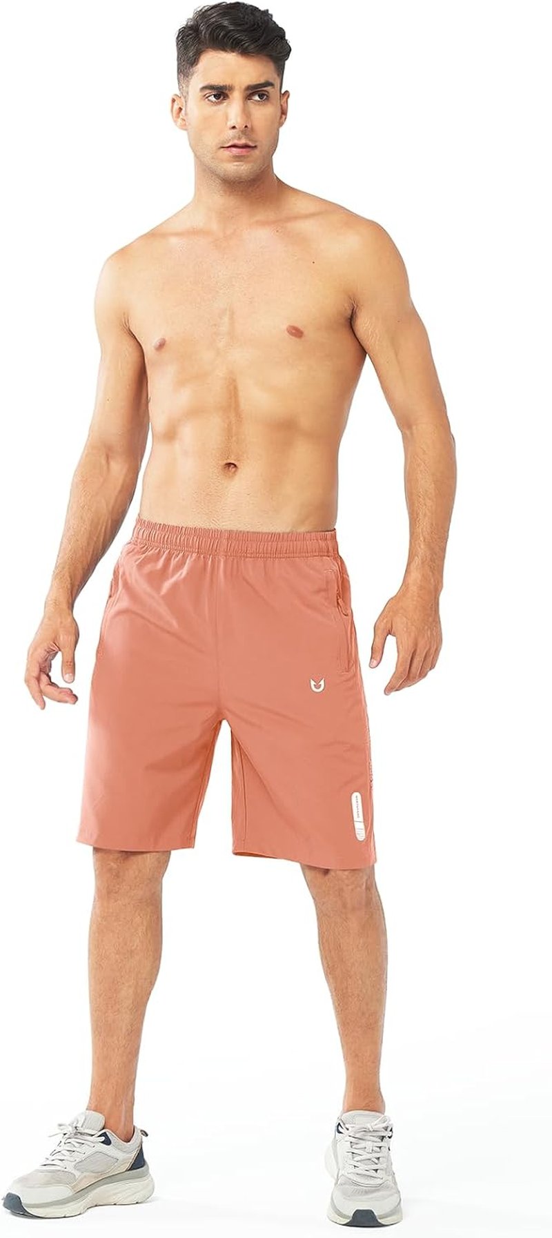Men's Athletic Running Shorts - Quick Dry Lightweight Gym Workout | 7"/9"/5" Sizes, 3 Zipper Pockets