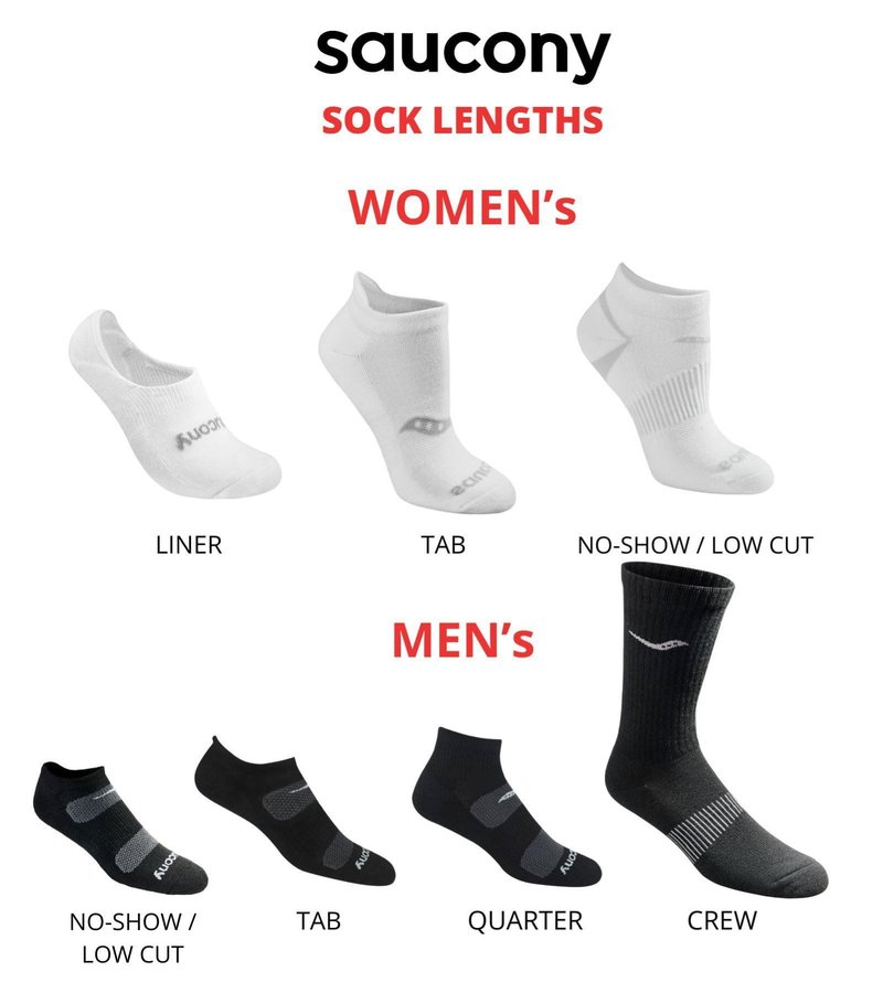 Saucony Women's RunDry Performance Heel Tab Athletic Socks, Available in S-L (8, 16, 24 Pairs), Black Mixed (8 Pairs), Medium