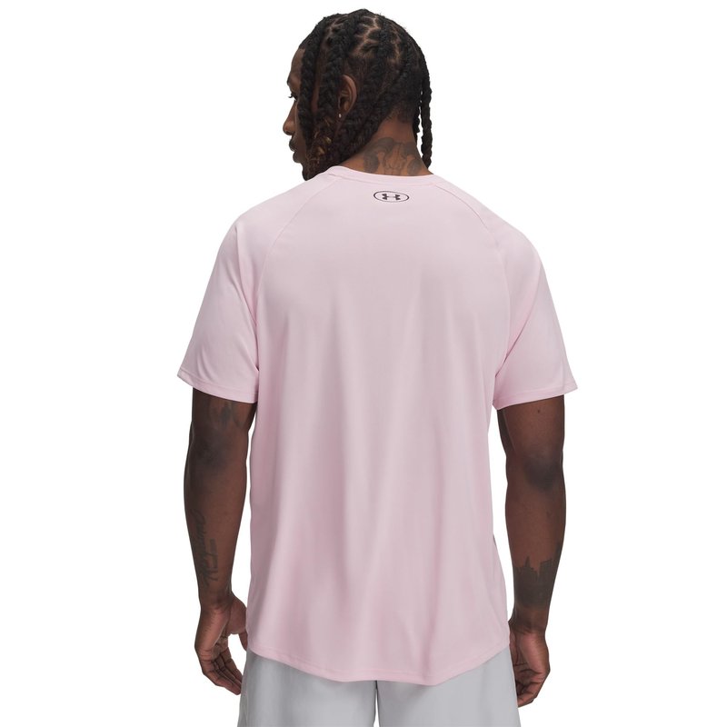 Under Armour Men's Tech 2.0 Short-Sleeve T-Shirt, (647) Prime Pink / / Black, Medium