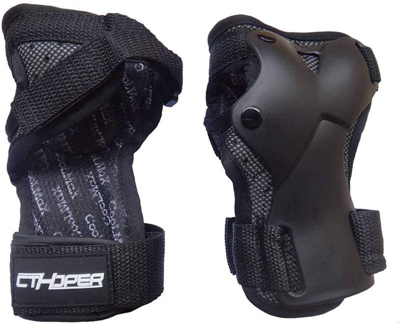 CTHOPER Impact Wrist Guard Protective Gear Wrist Brace Wrist Support for Skating Skateboard Skiing Snowboard Motocross Multi Sport Protection (M)