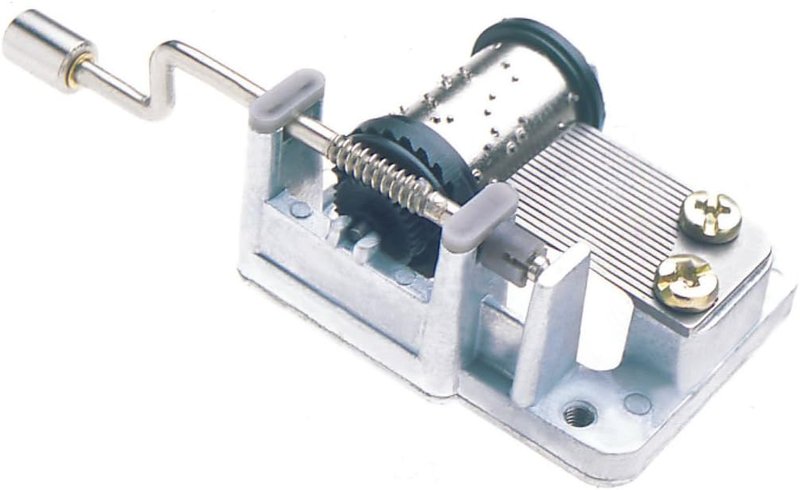 Kikkerland Yellow Submarine Music Box - Vintage Crank Design | Perfect Gift for Music Lovers