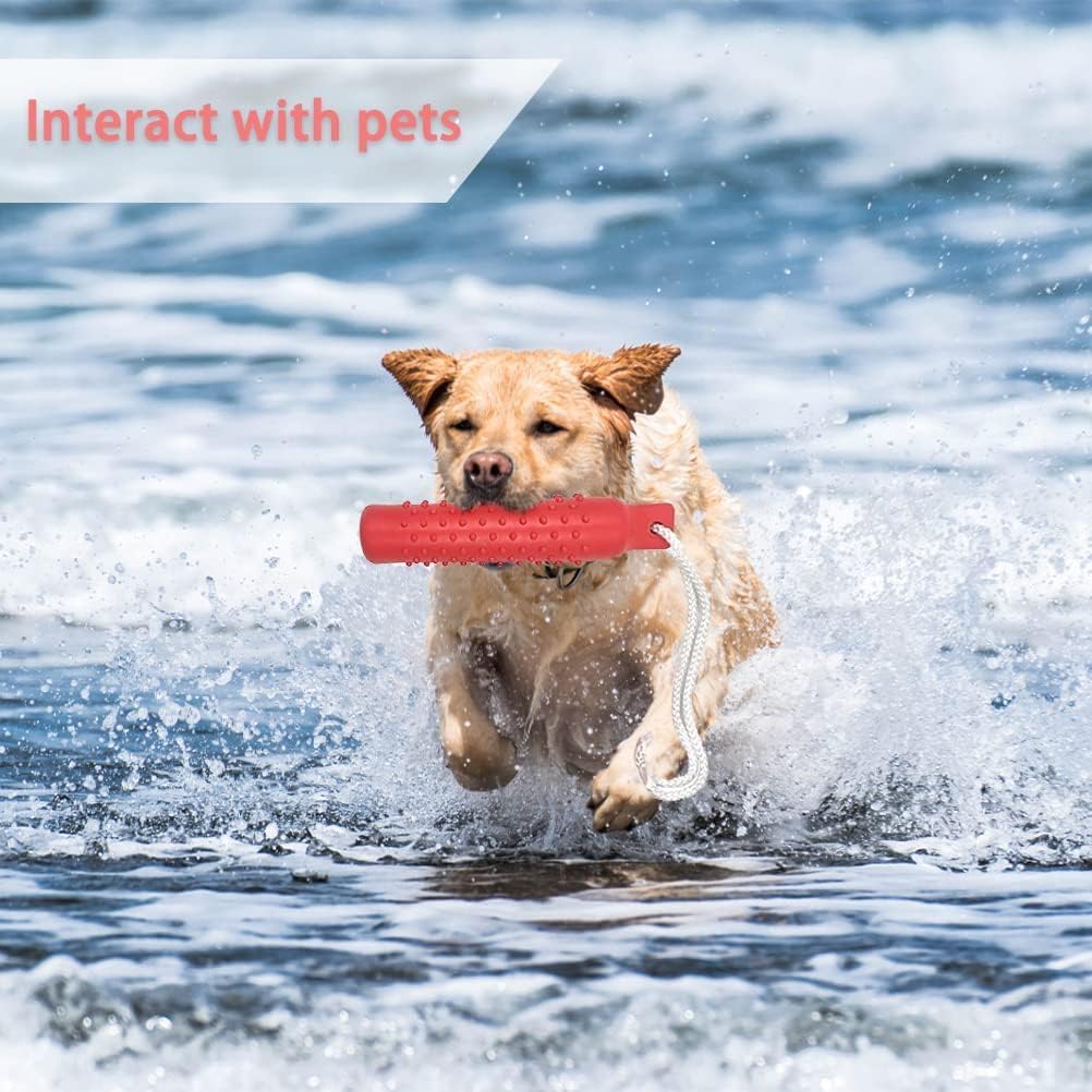 BINGPET Dog Float Bumper Toy,10.8 Inch Large Training Dummy Retrieving Bumpers Summer Pool Toy Tug Game for Large XL Dogs Retriever