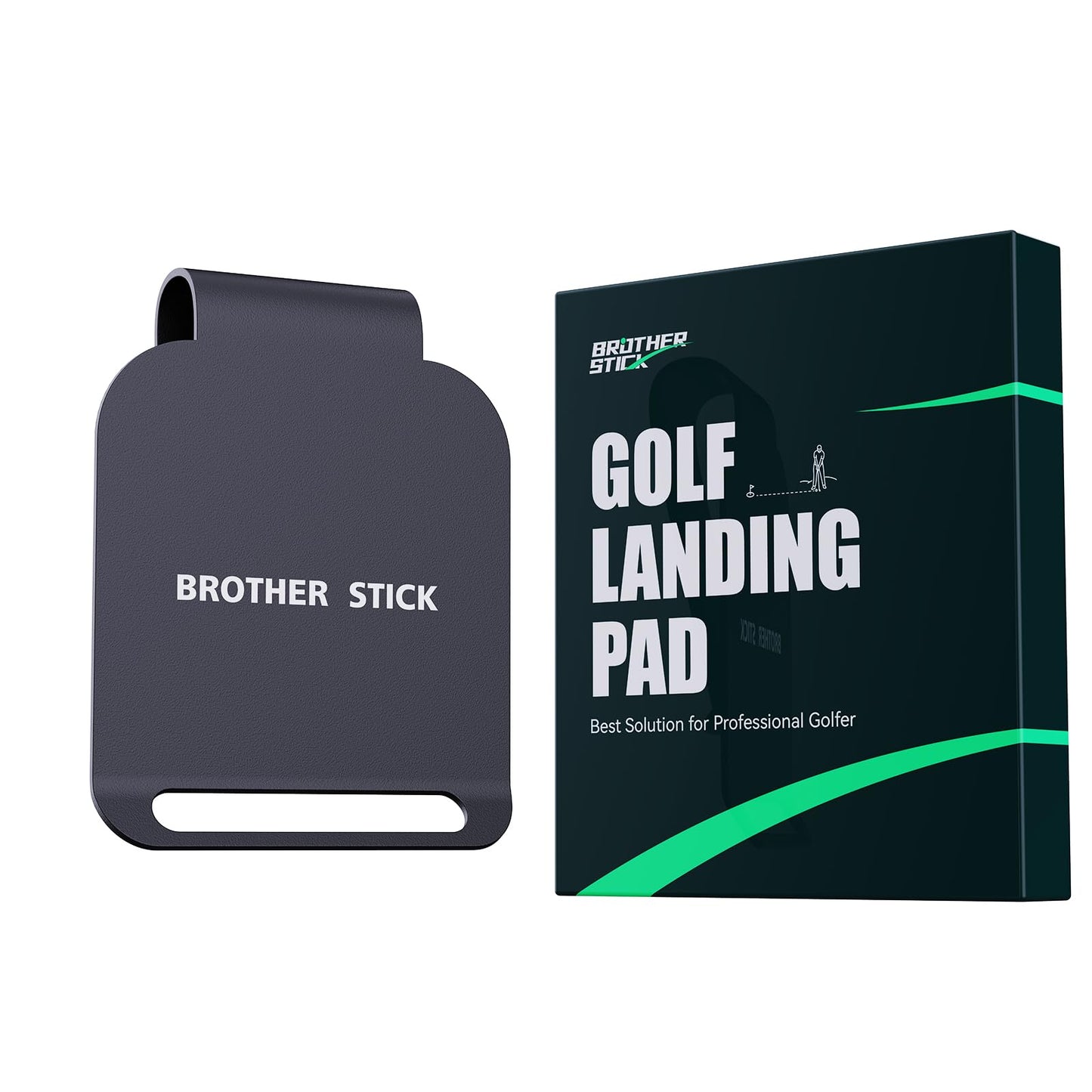 2pcs Metal Landing Pads for Golf Bag Accessories for Men, Golf Club Bag Accessories for Golf Rangefinder Magnetic Golf Towel, Golf Flask Golf Speake Large Landing Area Carabiner Accessories