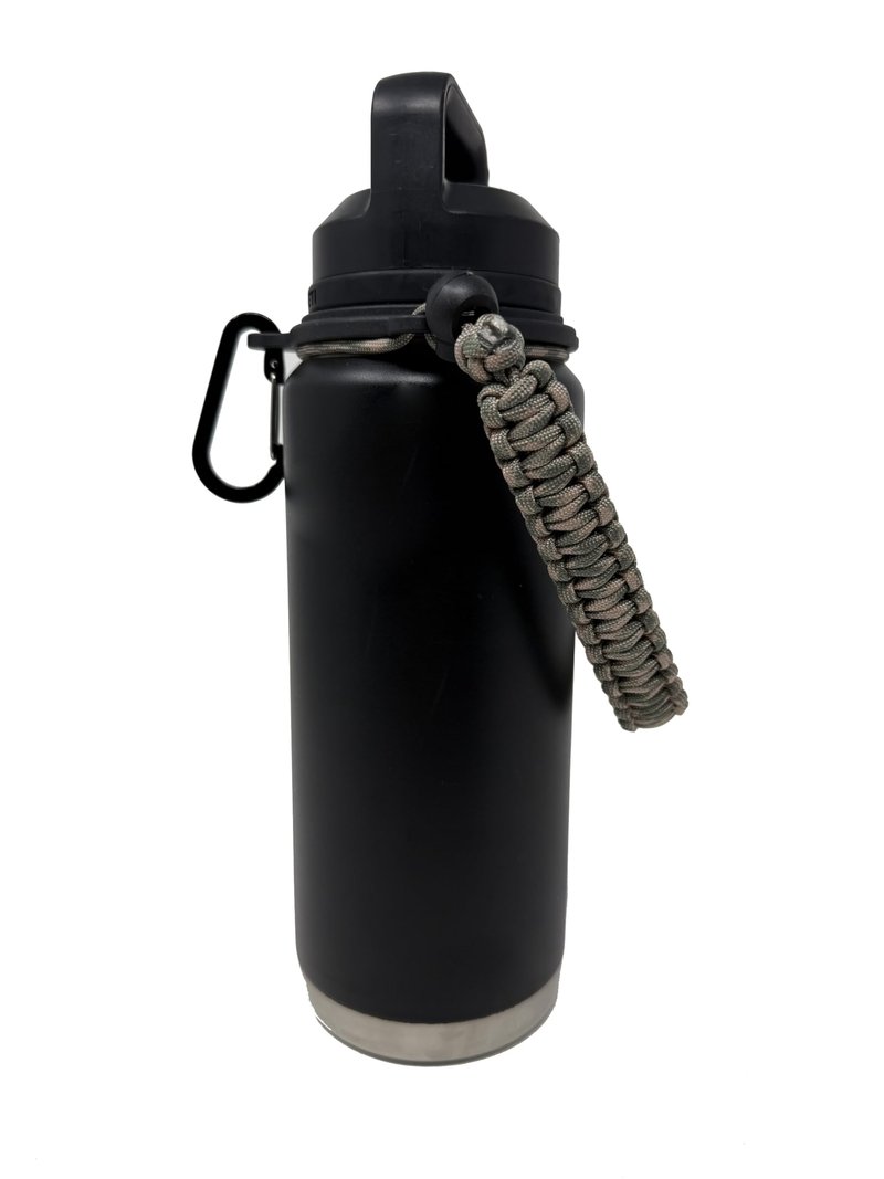 Paracord Handle for YETI Rambler 46oz 36oz 26oz 64oz 18oz 12oz Water Bottles, Durable Carrier Strap - Holder
