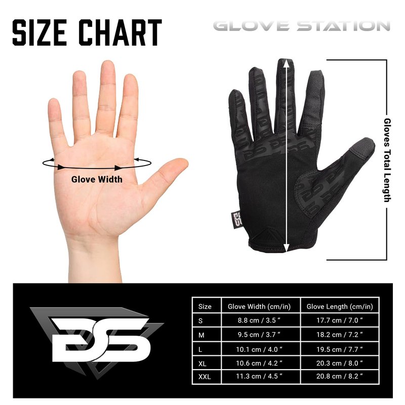 Glove Station The Impulse Versa Gloves for Men as Touchscreen Compatible Suede Leather Gloves for Outdoor, Field, Airsoft, Work & Motorcycle Use - Black, M
