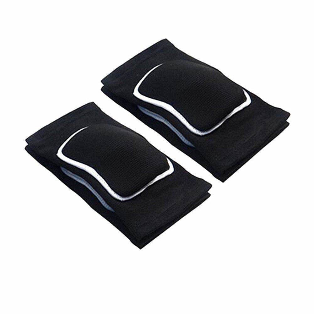 MINILUJIA Soft Breathable Knee Pads for Kid Elastic Nonslip Sponge Sleeves Flexible Children Knee Support Protector Sleeves Cover One Pair