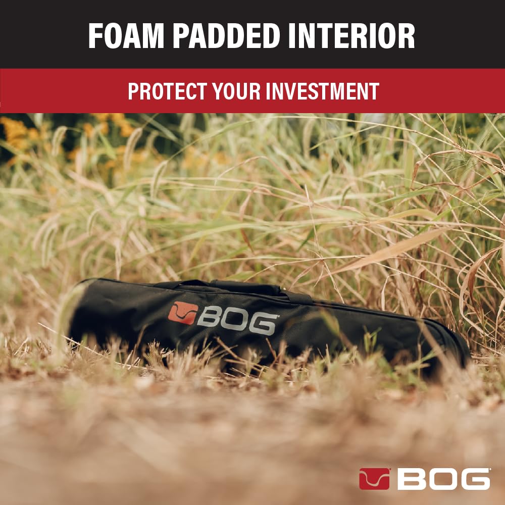 BOG DeathGrip Tripod Carry Bag with Padded Shoulder Strap and Water-Resistant Exterior for Hunting Tripods