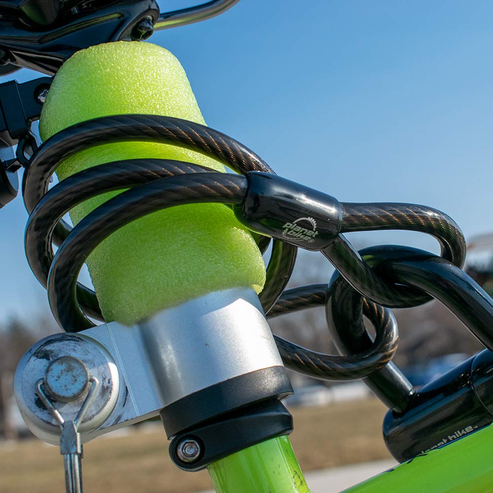 Planet Bike Double Ended 10mm x 84cm Steel Cable Lock