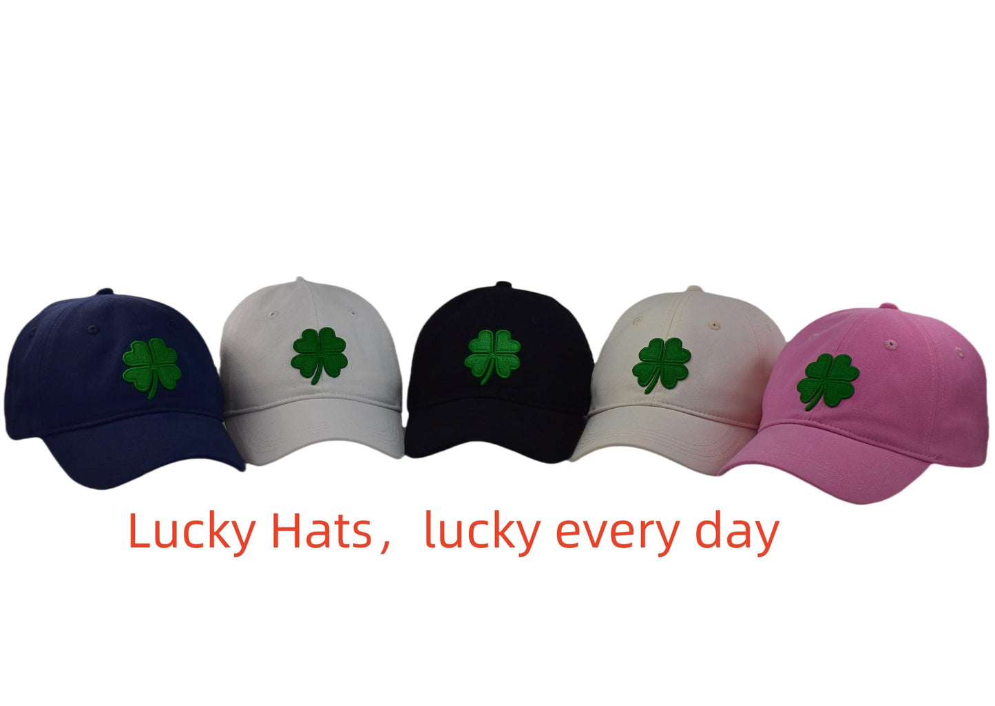 Small Size Baseball Cap for Petite Head Adults/Youth/Teens - Adjustable S Size Shamrock Hat Lucky Four-Leaf Clover Ball Cap for Small Head Women Men & Teenagers - Beige