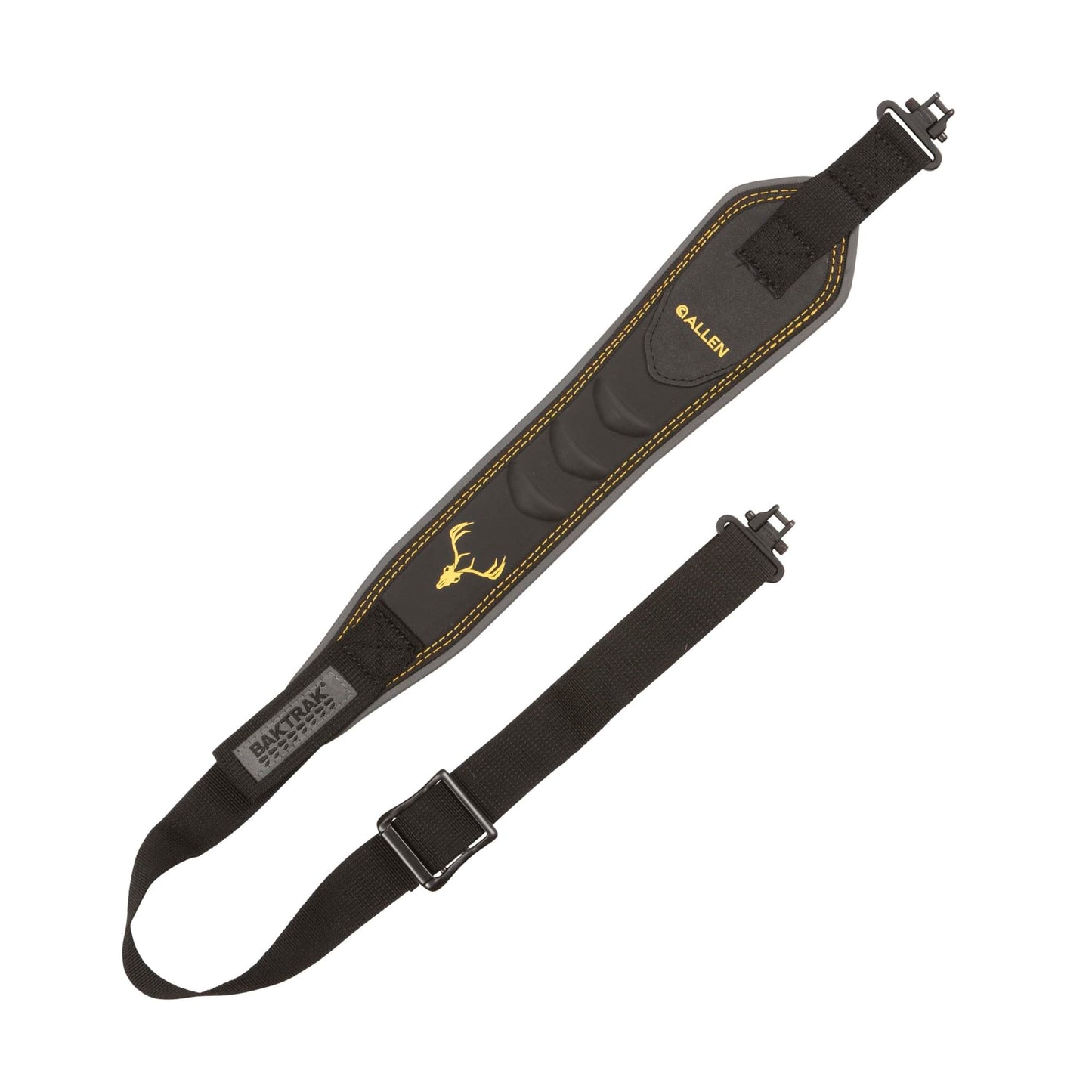 Allen Company Boulder BakTrak 2-Point Rifle and Shotgun Sling - Rubber Grip with Swivels - Ideal for Hunting and Shooting - Gun Strap - Tested up to 300 Lbs. - Black
