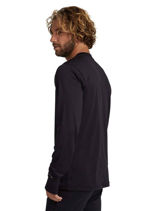 Burton Mens Midweight Crew, True Black New, Small