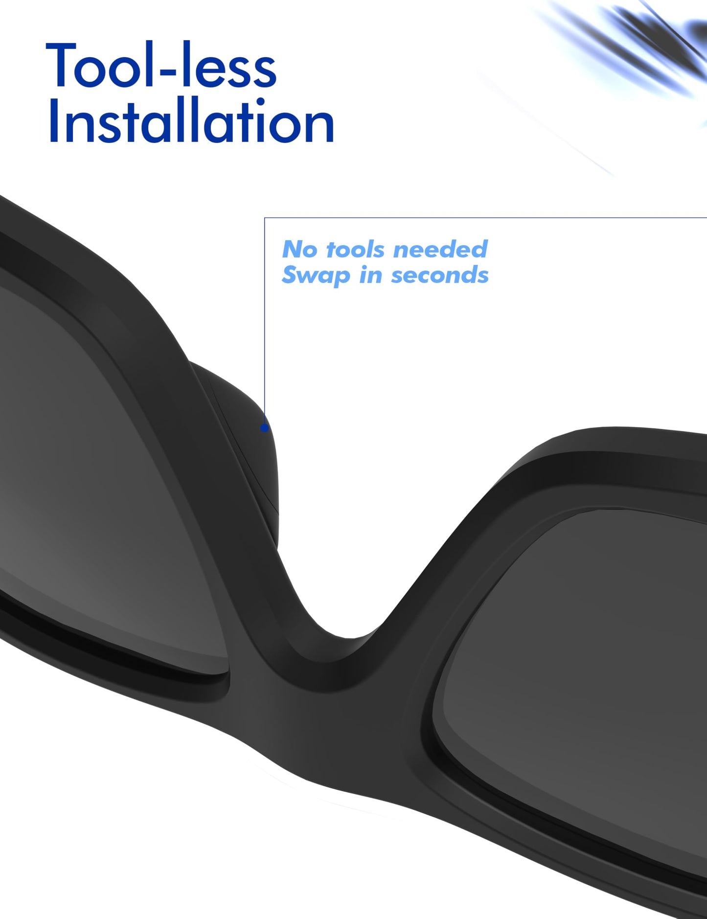 SAUCER Replacement Nose Pieces Pads for Oakley Double Edge OO9380 Sunglasses - Black Hard Base Asian Fit