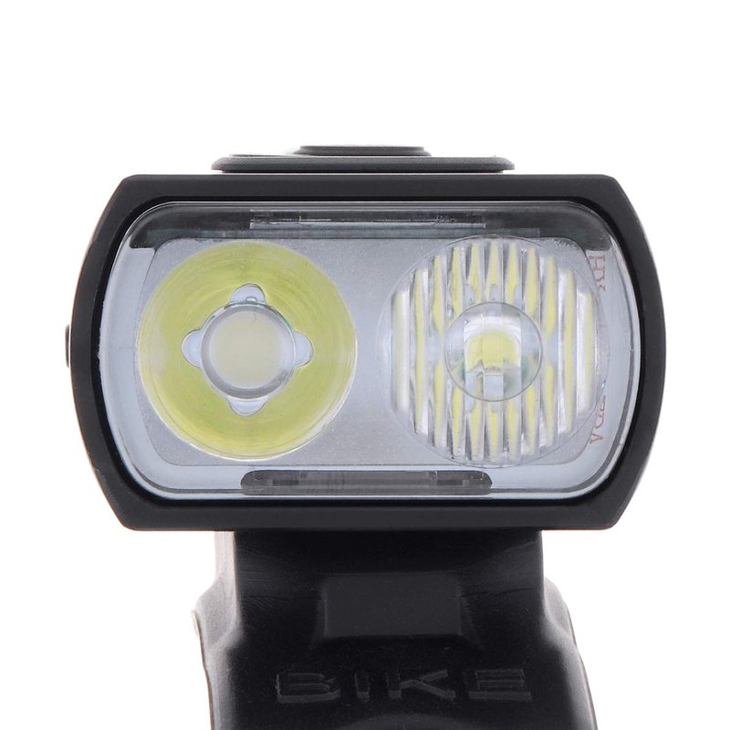 SecurityIng USB Rechargeable Bike Front Light, Super Bright 2 LED 1000LM Waterproof 6 Modes Bicycle Headlight and Tail Rear Light Set Taillight, Built-in 1000mAh Battery and Power Indicators