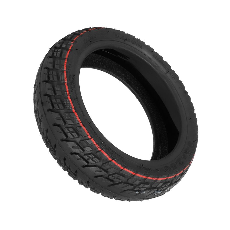 LHROPA 9.5 x 2.5 9.5" Rubber Built-in Self-repair Puncture-proof Tubeless Tire + Straight nozzle Repairable for NIU Kick Scooter KQi3 Sport/Pro/Max Electric Scooter Live Glue Tyre Parts (1)