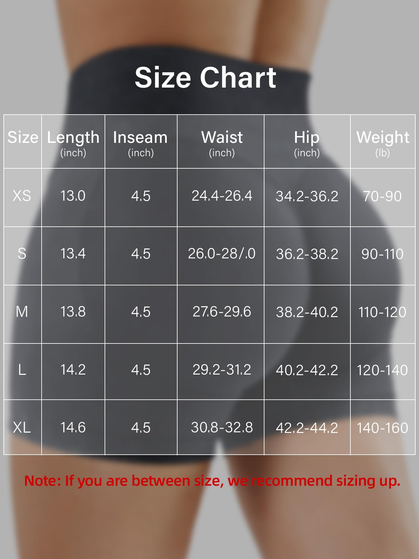 YEOREO Women's Workout Gym Shorts 4.5" Colinne Butt Lifting Hidden Scrunch Seamless Impact Booty Biker Shorts Black