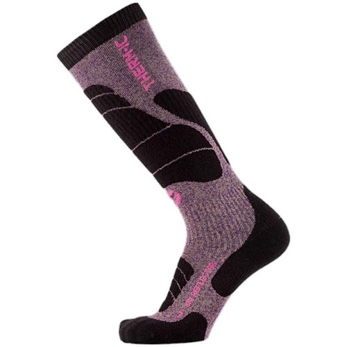 Therm-ic Women's Ski Socks - Ski Merino Reflector Quick Drying Moisture-Wicking Winter Sports Insulated Knee Height Socks, 41-42
