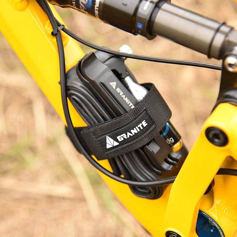 Granite-Design Rockband Bicycle Gear Carrier Strap (Black)