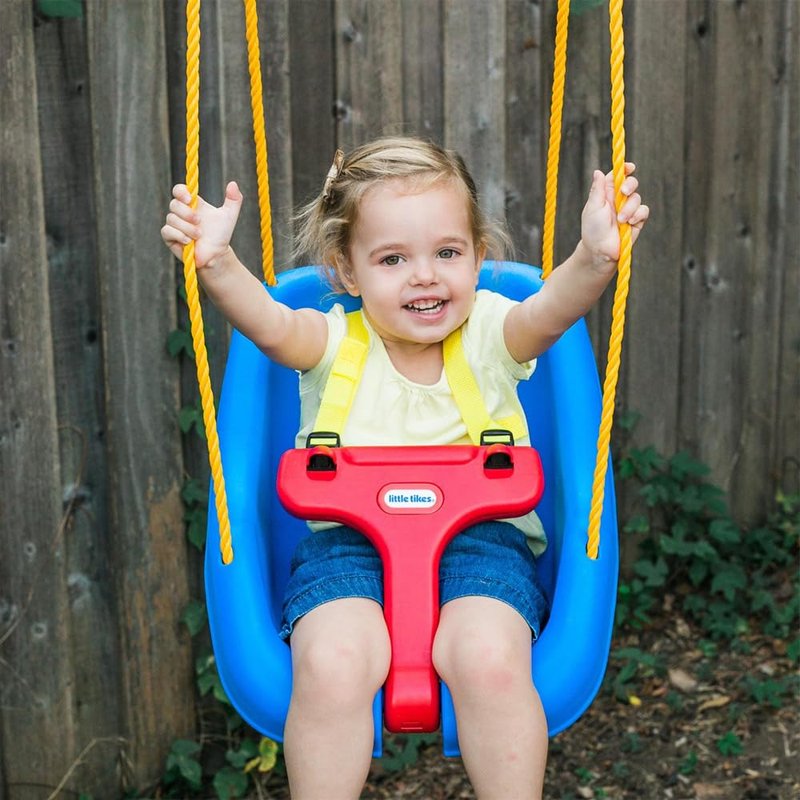 Little Tikes 650727M 2-in-1 Snug 'n Secure Swing 4pk Magenta