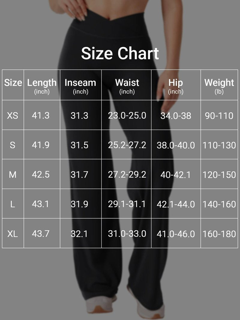 YEOREO Ease Straight Leg Leggings for Women No Front Seam Workout Leggings 31.5" Crossover High Waist Soft Yoga Pants Navy Blue XL