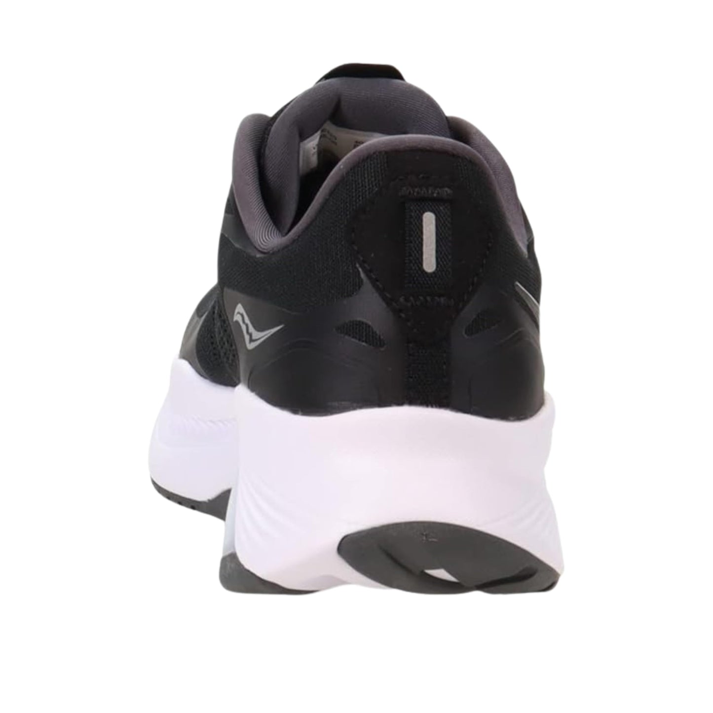 Saucony Women's Guide 15 Running Shoe, Black/White, 6