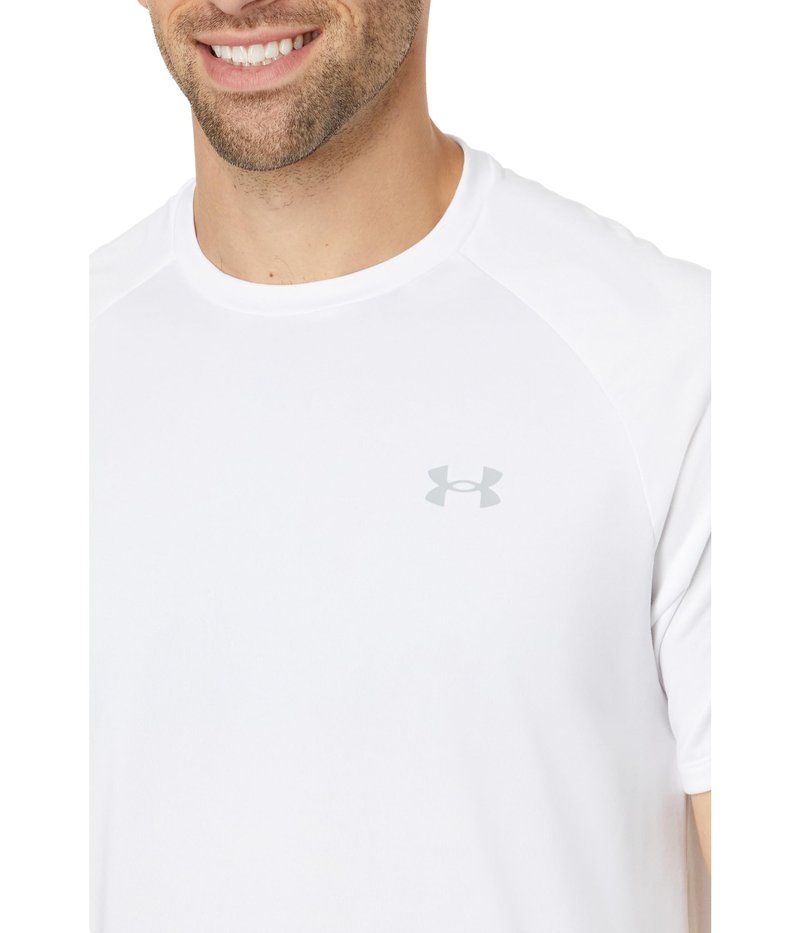 Under Armour Men's Tech 2.0 Short-Sleeve T-Shirt , White (100)/Overcast Gray, 5X-Large