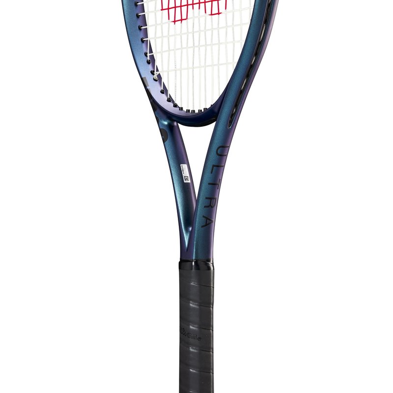 WILSON Ultra 100 V4 Tennis Racket (Unstrung) (4 1/8 inch), Blue