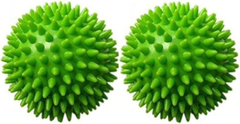 Therapist's Choice® Soft Spiky Massage Balls - Stress Relief Reflexology | Set of 2 Porcupine Sensory Balls