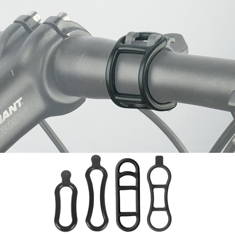 YTRUOYI 12 Pcs Bicycle Light Straps, Bike Rubber Strap Replacement Bike Flashlight Mount Band Cycling Rubber Bands for Flashlights Cell Phones Speaker Lights Holder Bicycle Handlebar Bicycle Light