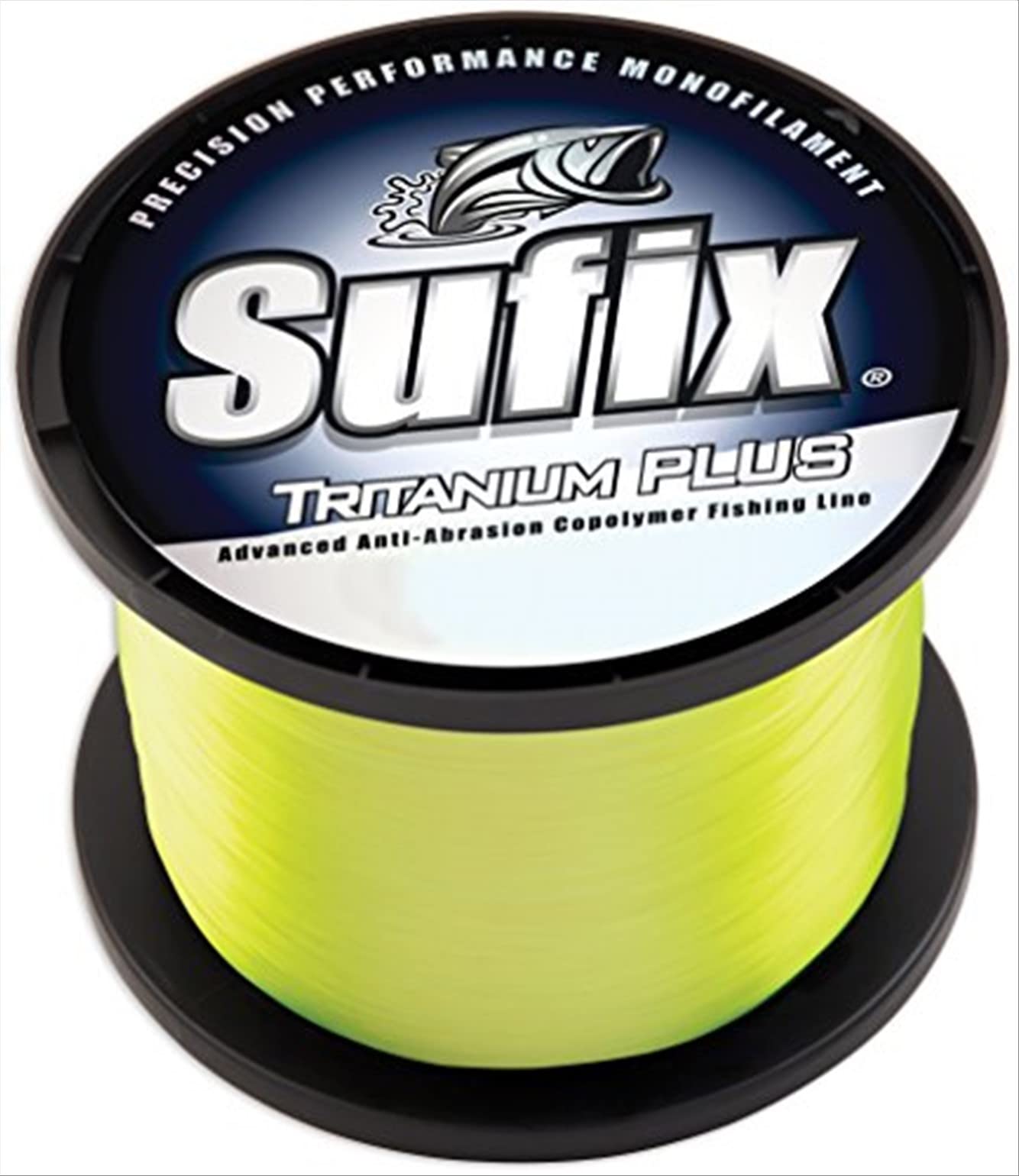 Sufix Tritanium Plus 1/4-Pound Spool Size Fishing Line (Chartreuse, 17-Pound) (696-117CH)