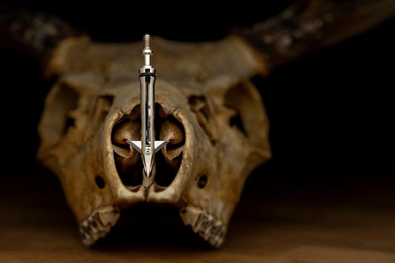 SEVR Titanium 2.0 Hybrid Broadheads - 100 Grains, 4 Pack for Precision Hunting