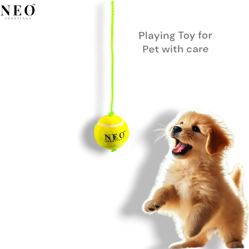 Neo Sportings_Training/Playing/Hanging_3 mtrs Nylon Rope, for Practice and Drill, Cricket/Baseball/Slightly Light Weight Ball 80-90 Grams =Pack of 1