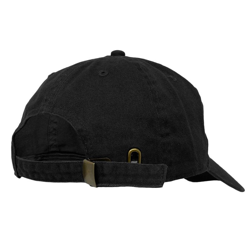 Glory Max 100% Cotton Baseball Cap Classic Plain Low Profile Golf Dad Hat Buckle Adjustable (Black)
