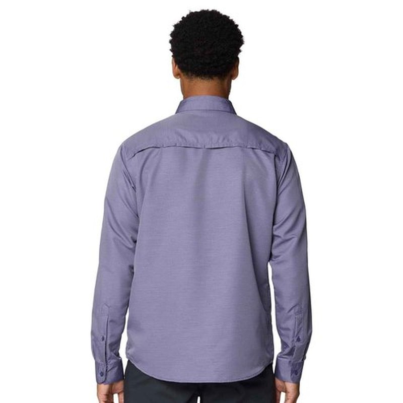 Mountain Hardwear Men's Canyon Long Sleeve Shirt, Dusted Sky, X-Large