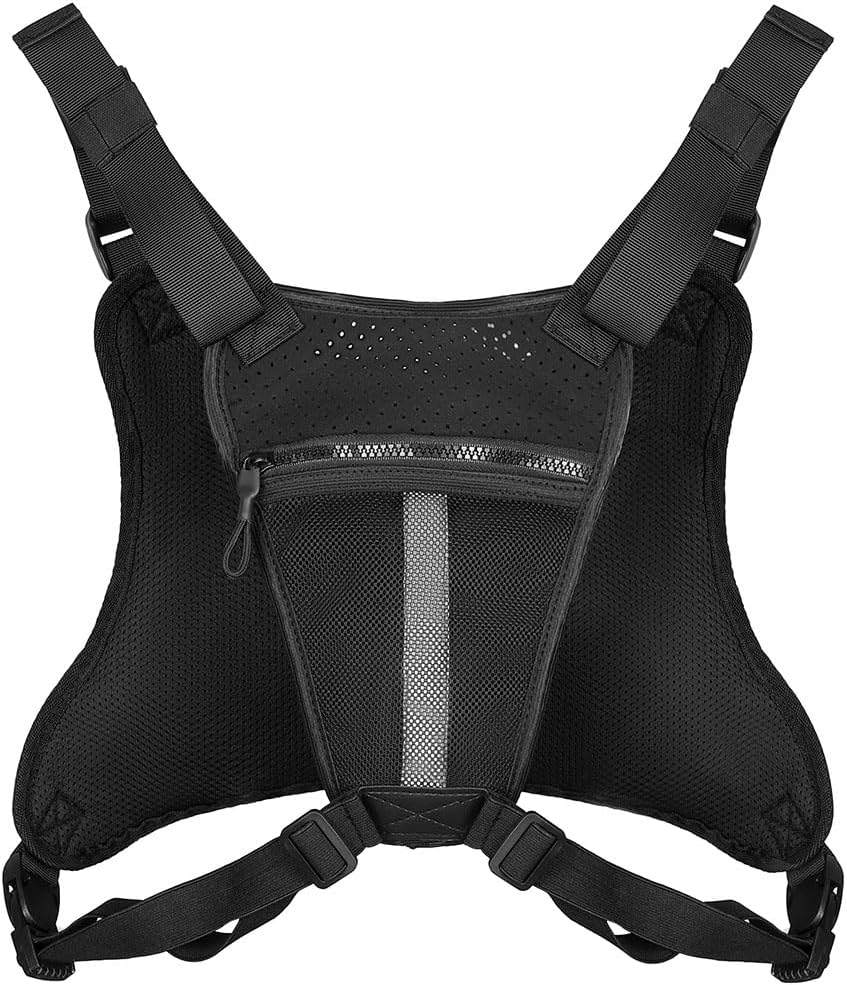 Outdoor Sports Chest Bag - Water Resistant Lightweight Vest for Running, Hiking & Cycling | Extra Storage Capacity