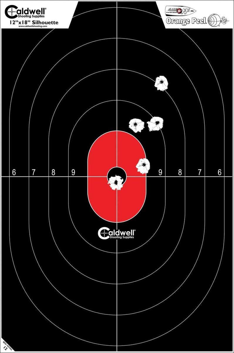 Caldwell Silhouette Center Mass Target 128034, 25 pack