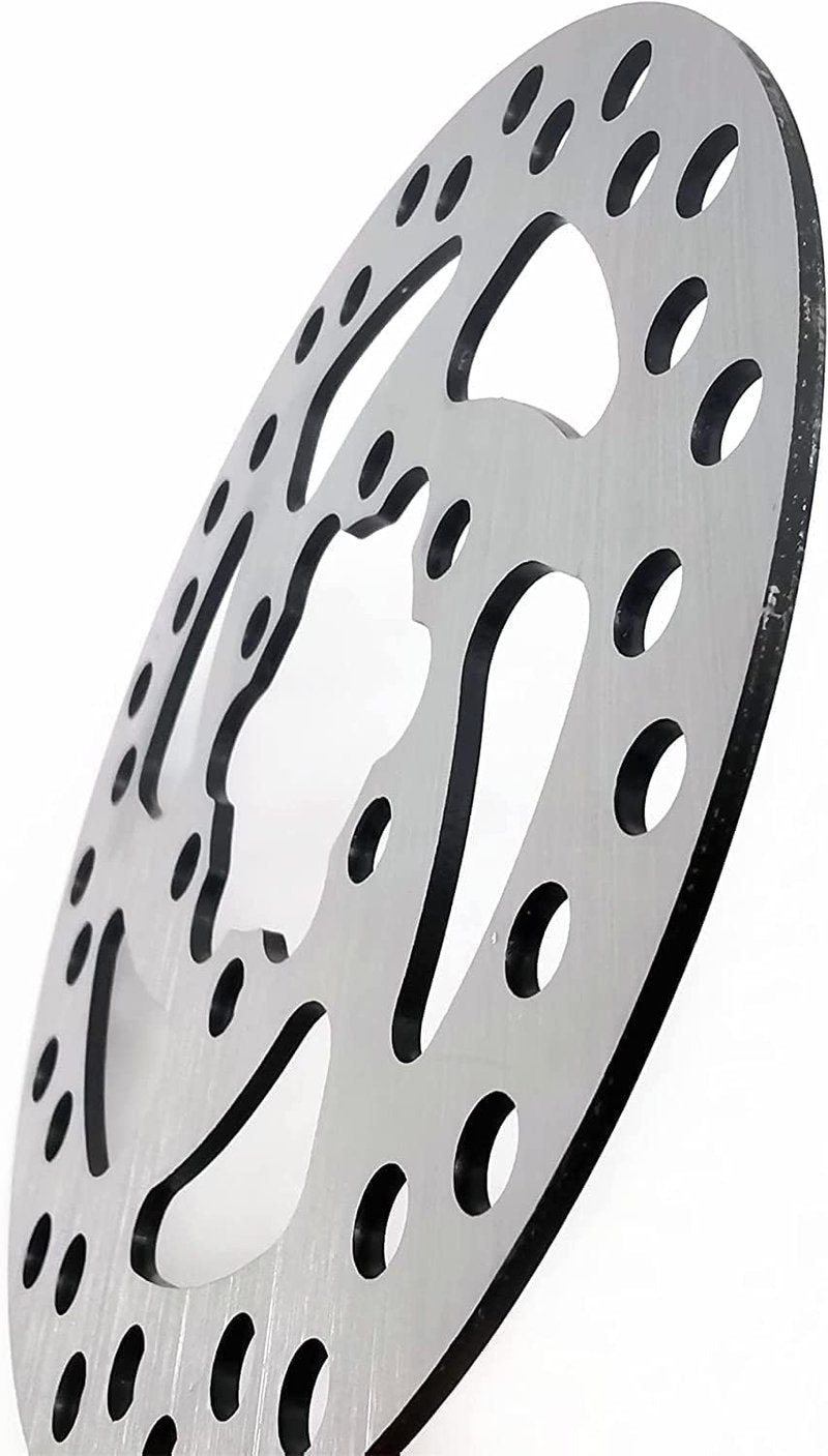 120mm Colorful 6 Holes Brake Disc for NIU KQi3/KQi3 MAX/PRO KQi3 Sport Electric Scooter kqi3 Replace Accessories (120mm silvery)