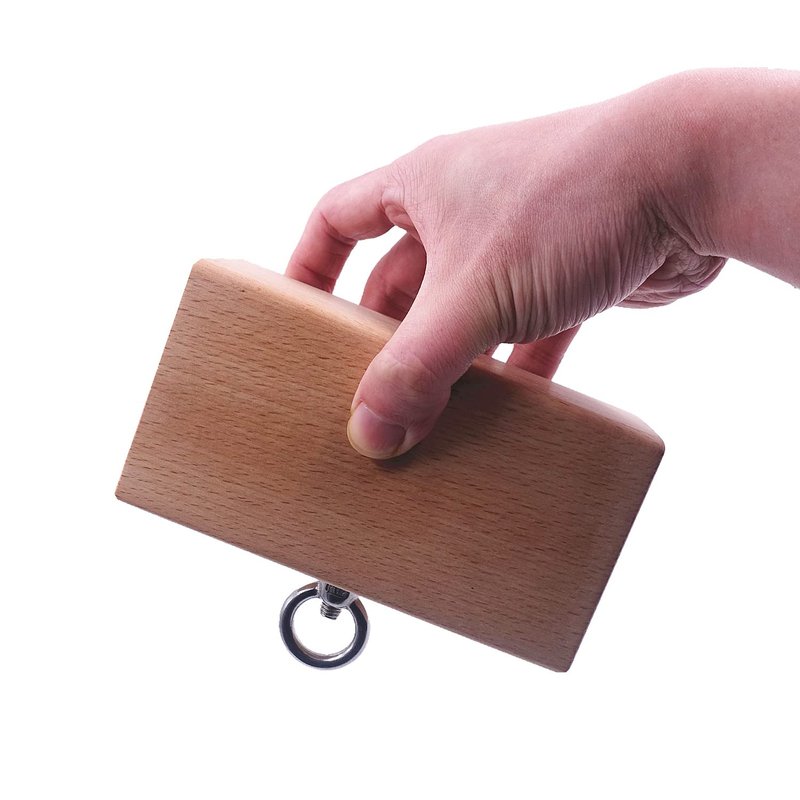 Lights Mountain Wooden Pinch Block Grip Hand Grip Workout Climbing Power Grip Forearm Finger Exerciser Strength Training Strengthener Equipment