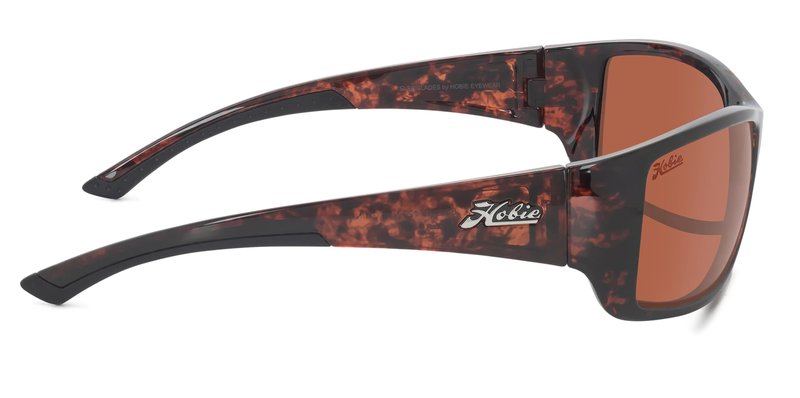 Hobie Everglades Float Polarized Sunglasses for Men and Women - Floating Frame, Women & Mens Sunglasses Polarized, Sun UV Protection Glasses - Dark Brown Tortoise Frame, Copper Lens
