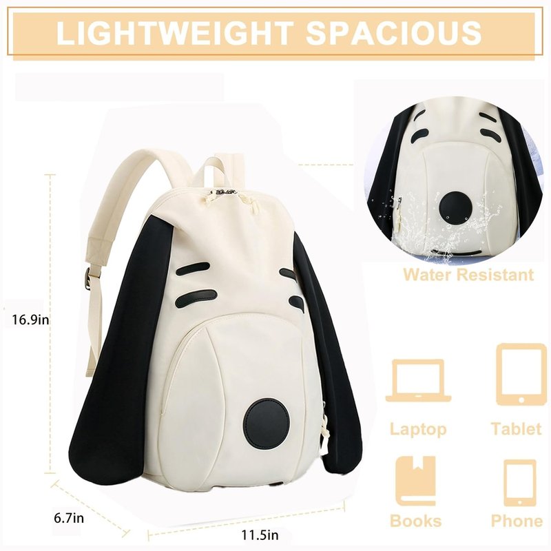 SANXIULY Aesthetic cartoon backpack for women,Cute Funny Dog Backpack anyone