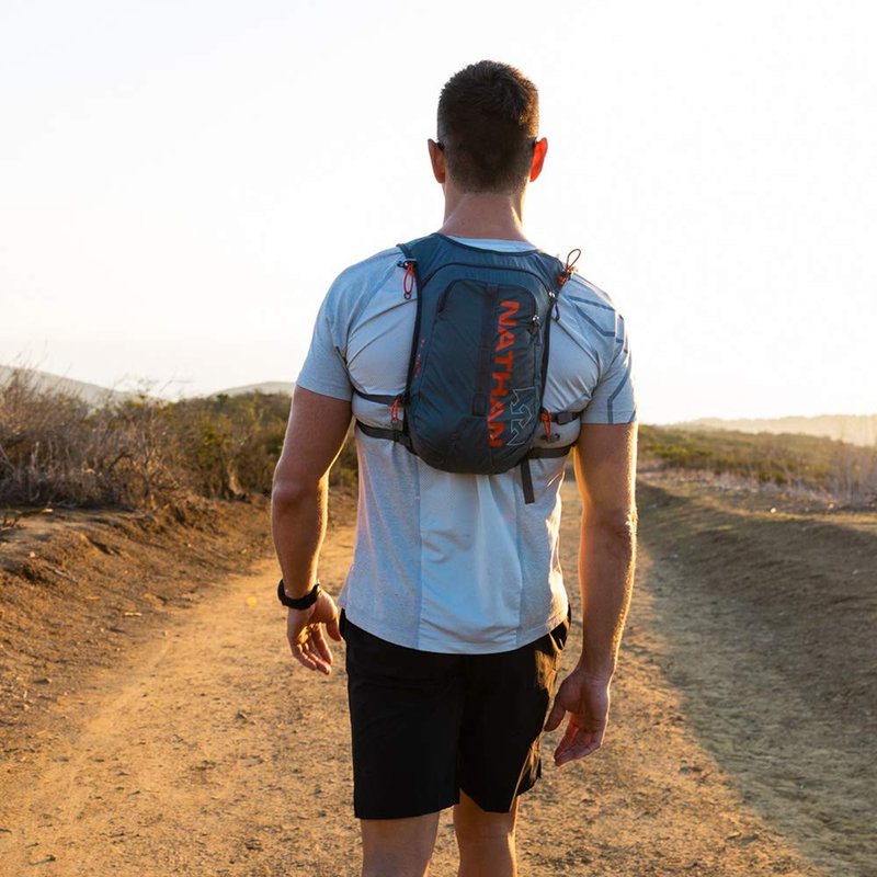 Nathan TrailMix 7L Running Vest for Men & Women, Hydration Vest w/ 2L Bladder Hydration Pack, Water Backpack for Hiking, Running, Walking, Marathon, Race - Charcoal Grey