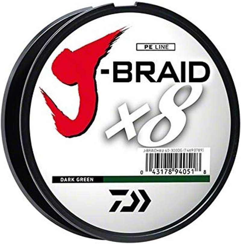 Daiwa J-Braid Grand 8X Fishing Line - 300 Yards Durable Spool for Strong Performance