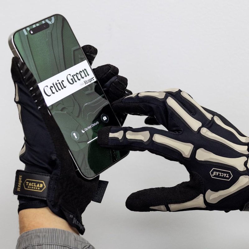 Reaper Skeleton Gloves - Lightweight Tactical Gloves for Airsoft, Paintball, Cycling | Summer Use