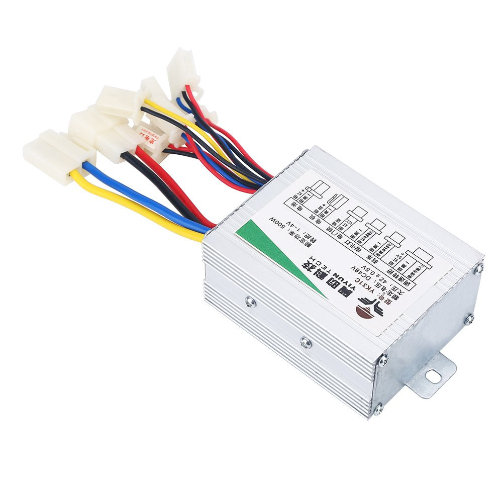 Alomejor 48V Motor Speed Controller,high Efficiency Brushed DC Motor Controller 500W,for e-Bikes Scooters Golf Carts Industrial Machinery