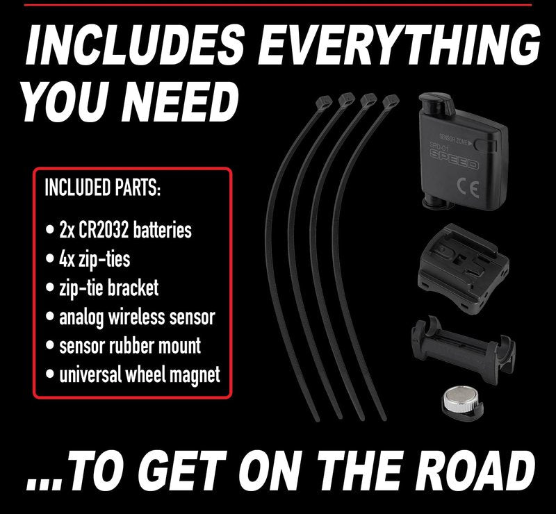 CATEYE Velo Wireless Bike Computer – Analog Wireless Cyclocomputer, Speedometer & Odometer, Calorie Tracking, Zip-Tie Mount, Auto Start/Stop, Programmable Odometer, Easy Setup for All Bikes