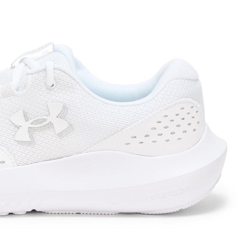 Under Armour Men's Charged Surge 4, (101) White/White/White, 6, US