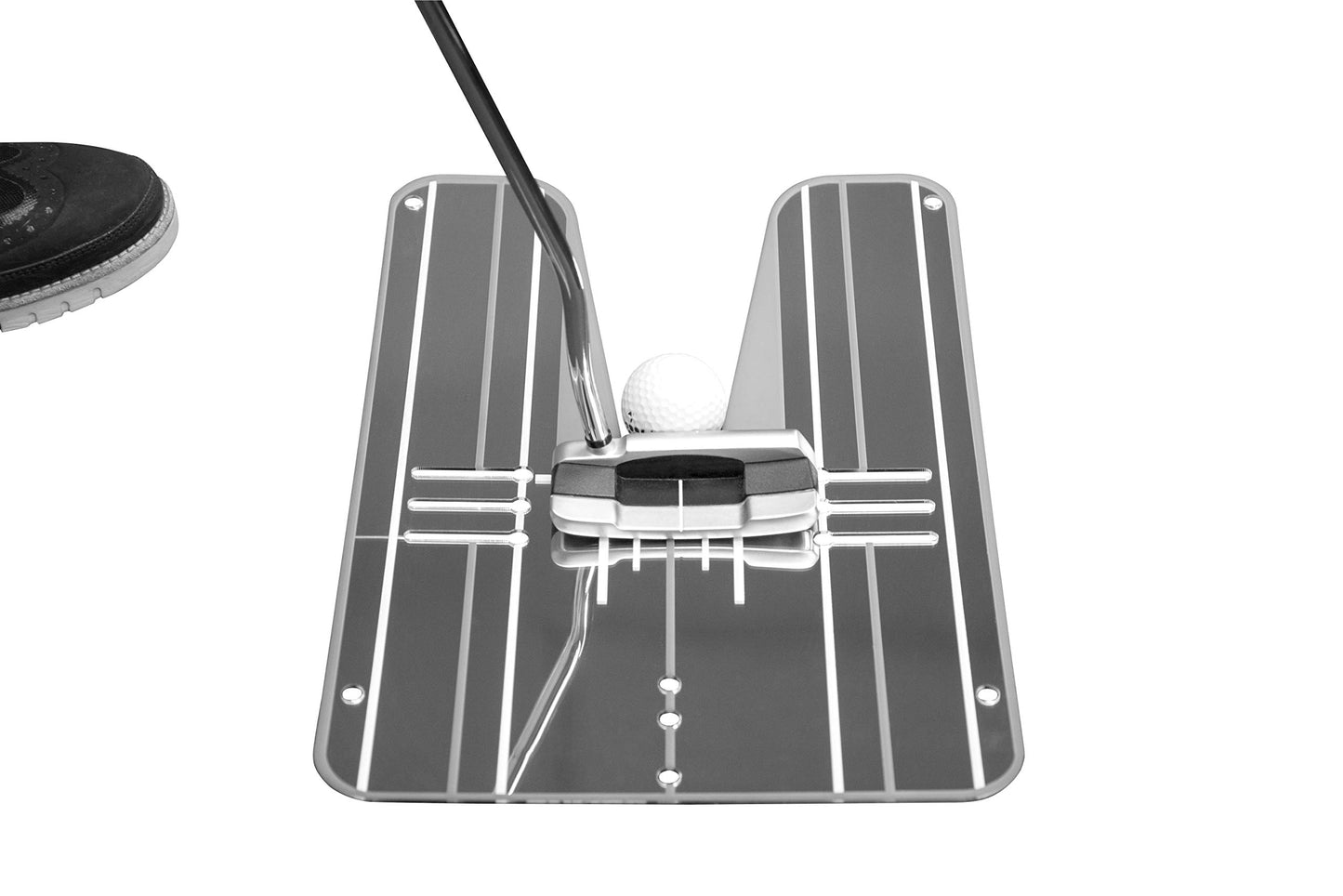 JEF World of Golf Putting Mirror- Silver- Instant Visual Feedback