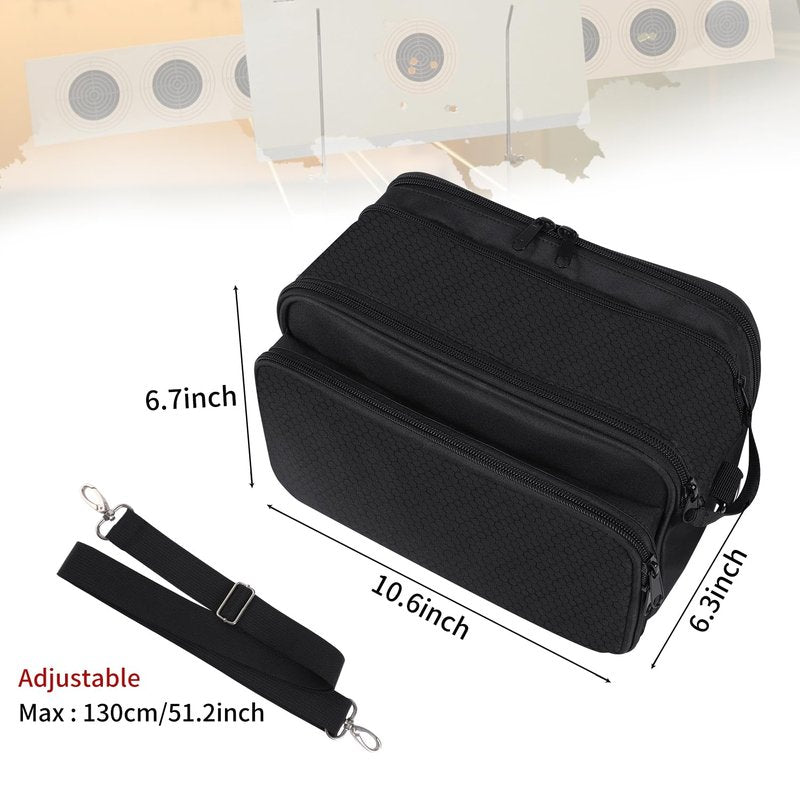 CO2 Cartridges Storage Case Compatible with Crosman, Umarexss, Air Gun Case Perfect for Air Guns CO2 Cartridges 4.5mm Coated BBs Storage and Transportation, Protective Storage Bag, Indoor Outdoor